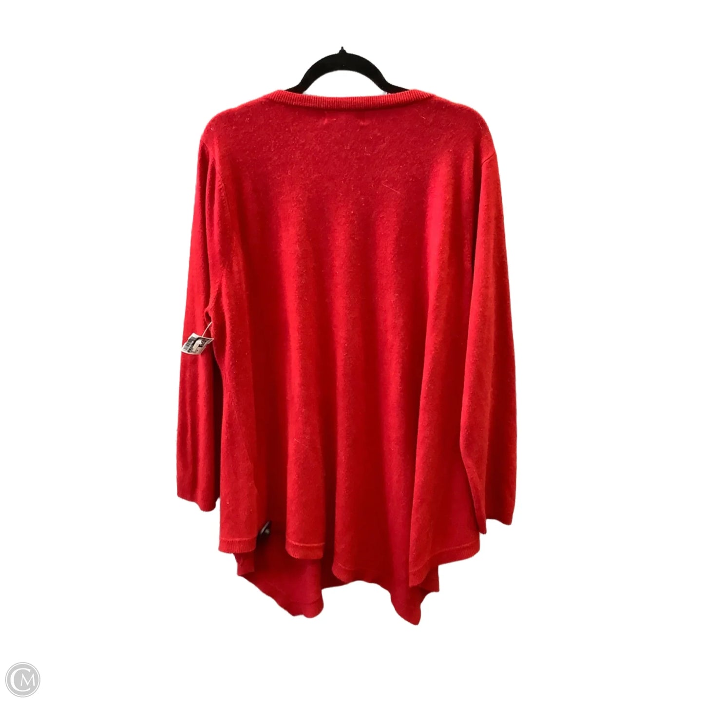 Sweater By Sag Harbor In Red, Size: 2x