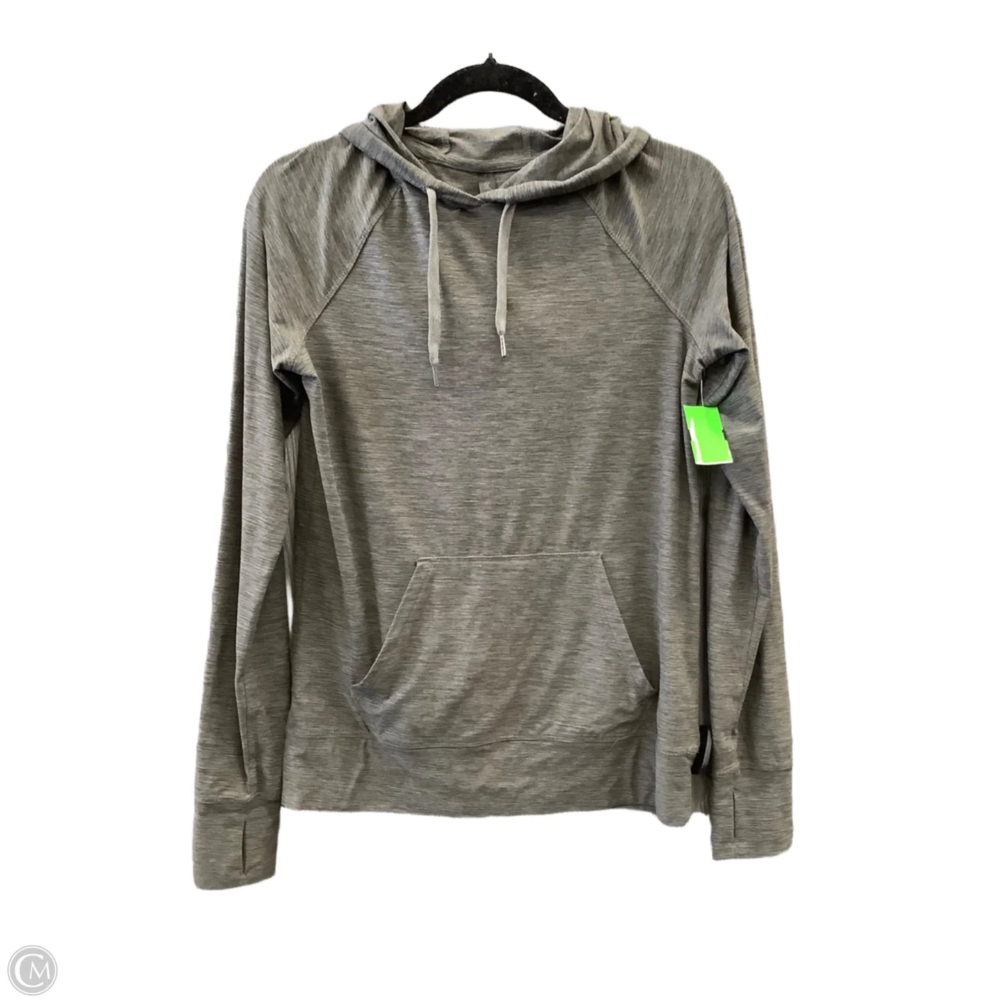 Athletic Top Long Sleeve Hoodie By Kyodan In Grey, Size: Xs