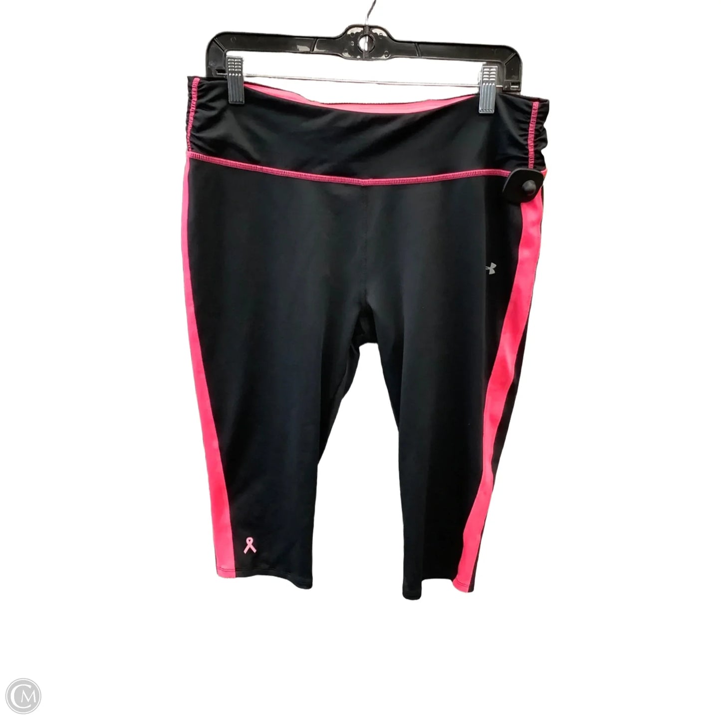 Athletic Leggings By Under Armour In Black, Size: L