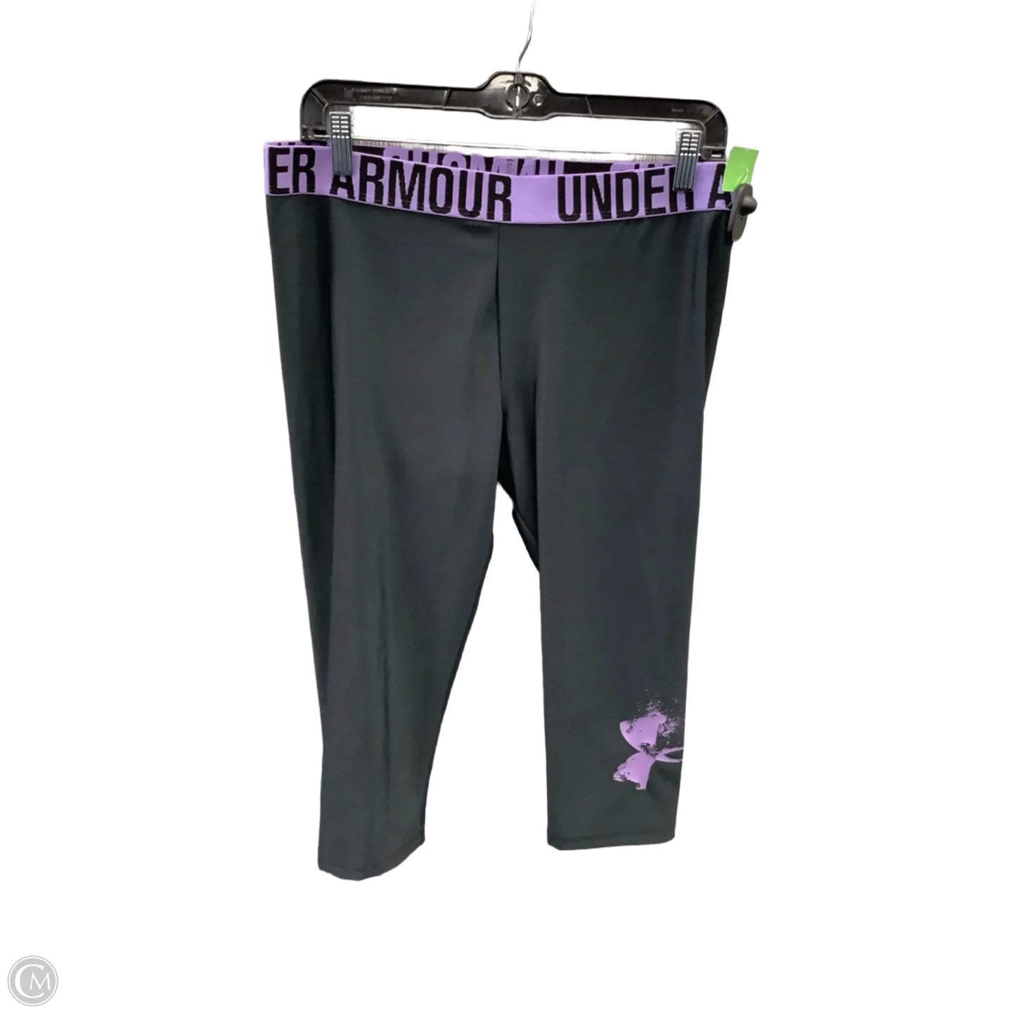 Athletic Leggings By Under Armour In Black, Size: L