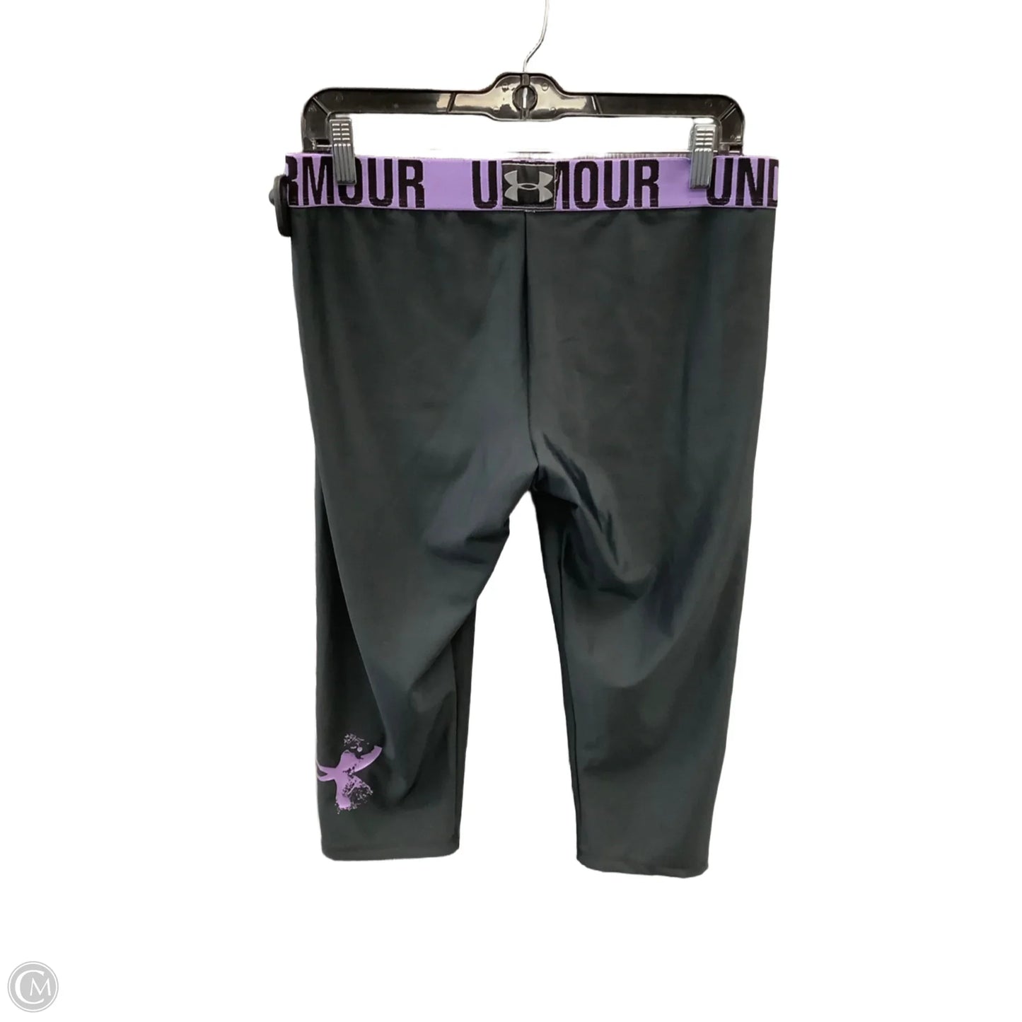 Athletic Leggings By Under Armour In Black, Size: L
