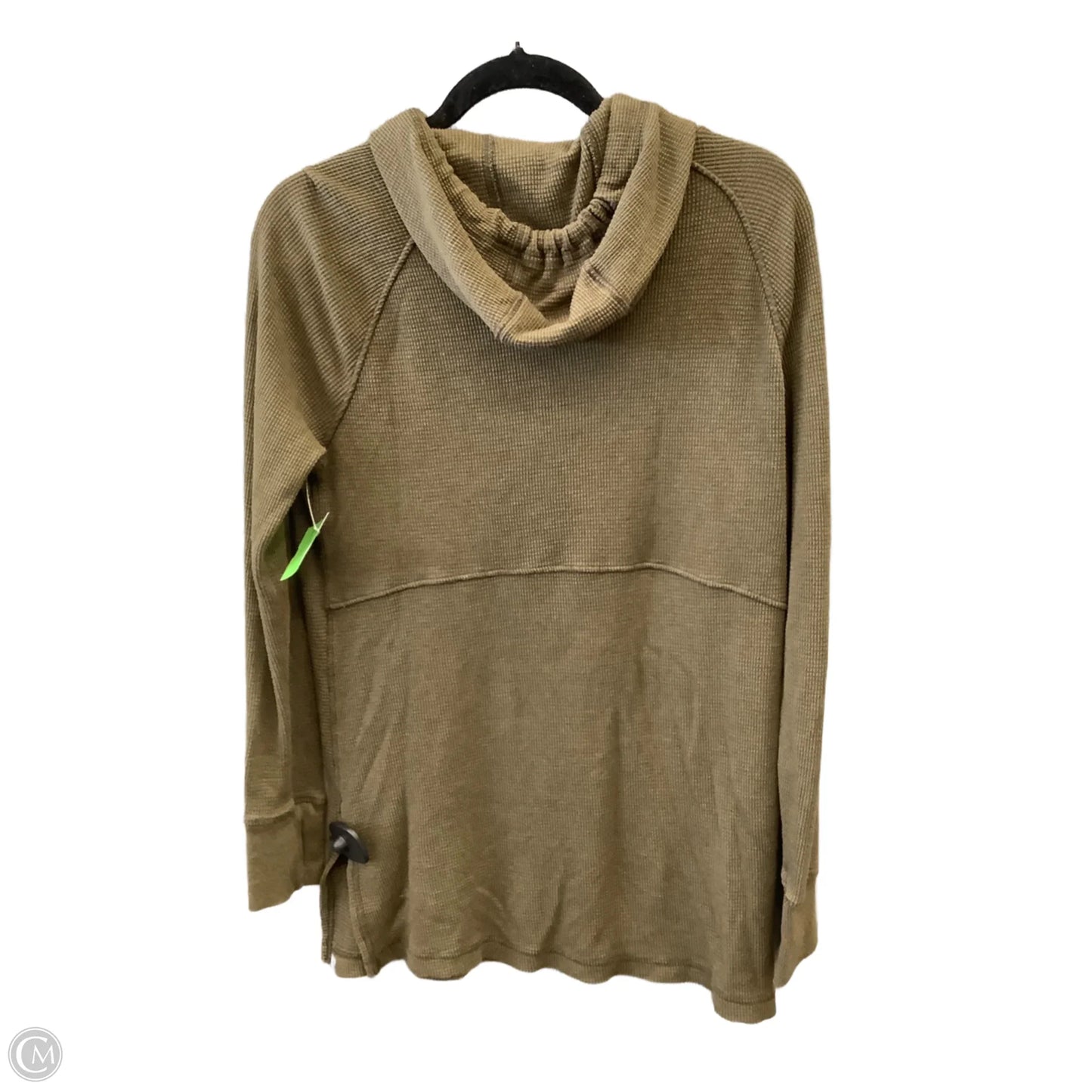 Sweatshirt Hoodie By Eddie Bauer In Green, Size: S