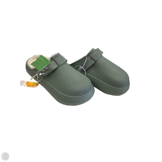 Shoes Flats By C And C In Green, Size: 7
