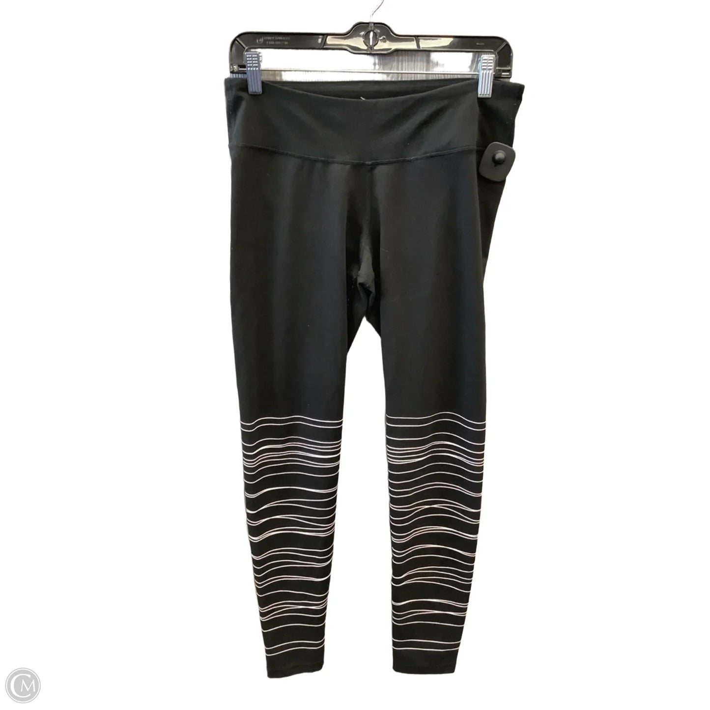 Athletic Leggings By Old Navy In Black & White, Size: L