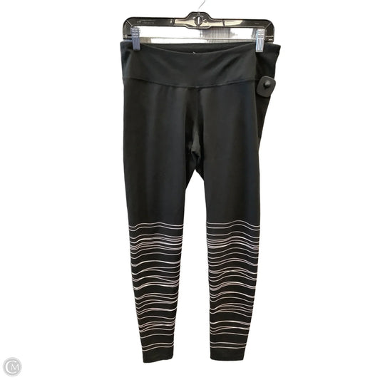Athletic Leggings By Old Navy In Black & White, Size: L