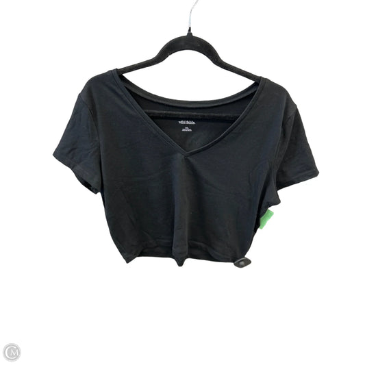 Top Short Sleeve By Wild Fable In Black, Size: Xxl