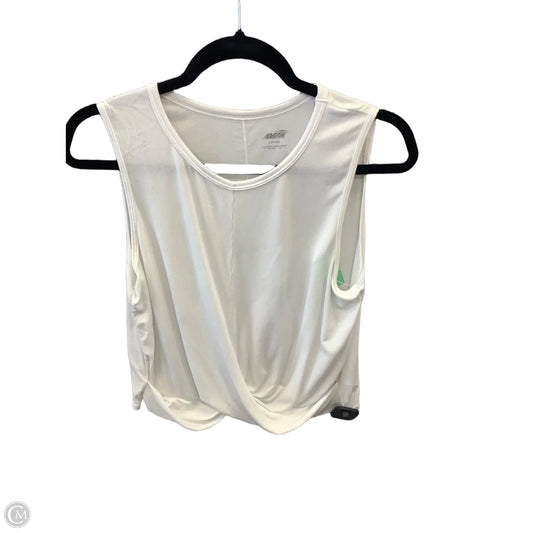 Athletic Tank Top By Avia In White, Size: L