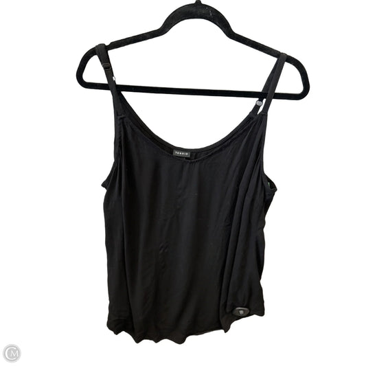 Top Sleeveless By Torrid In Black, Size: 1x