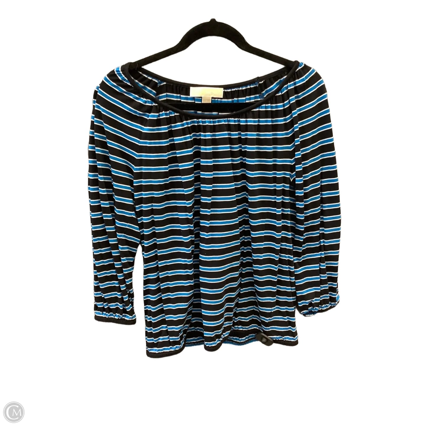 Top Long Sleeve By Michael By Michael Kors In Striped Pattern, Size: S