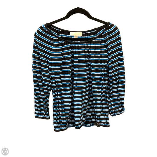 Top Long Sleeve By Michael By Michael Kors In Striped Pattern, Size: S