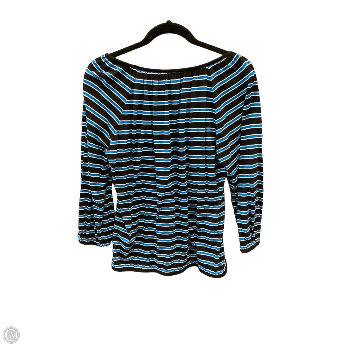 Top Long Sleeve By Michael By Michael Kors In Striped Pattern, Size: S