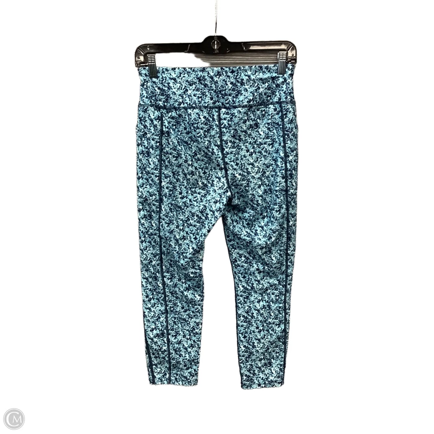 Athletic Leggings By Athletic Works In Blue, Size: S