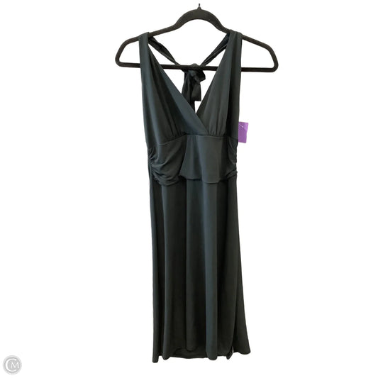 Dress Casual Midi By Merona In Black, Size: L