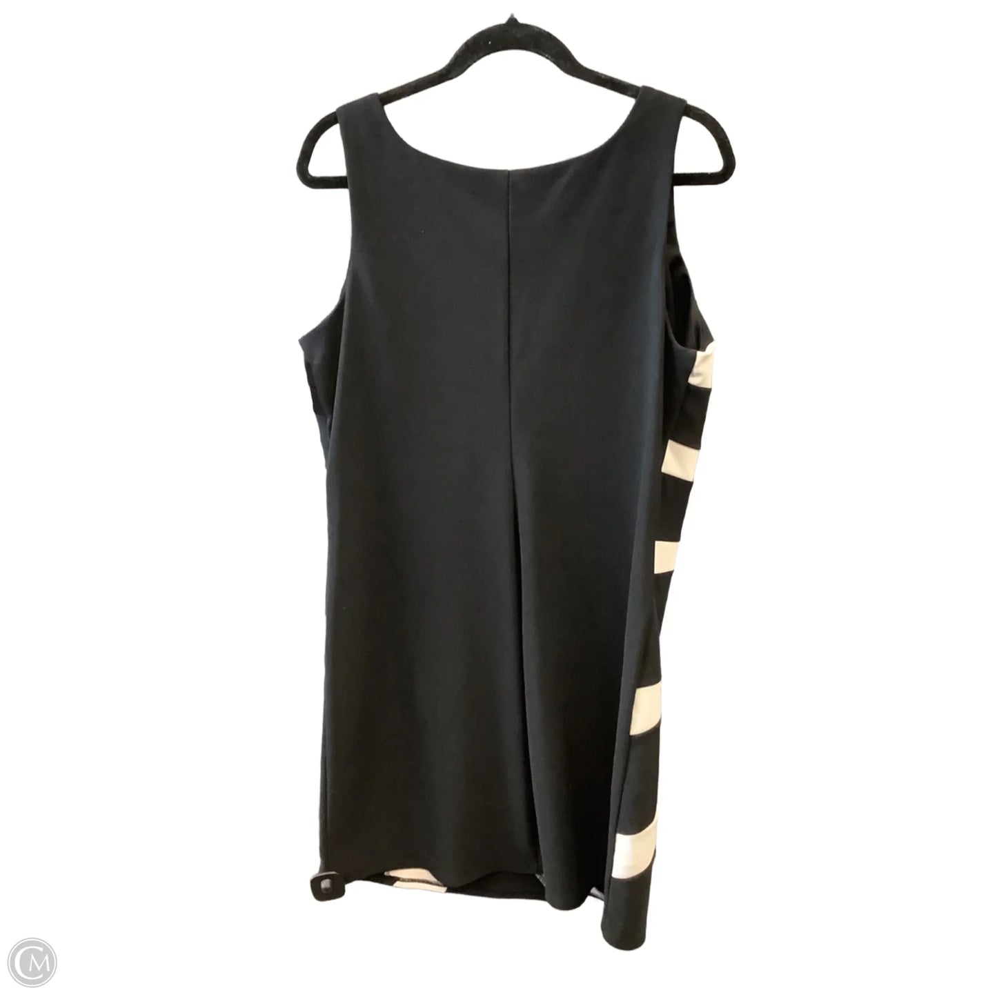 Dress Casual Midi By Cato In Black & White, Size: Xl