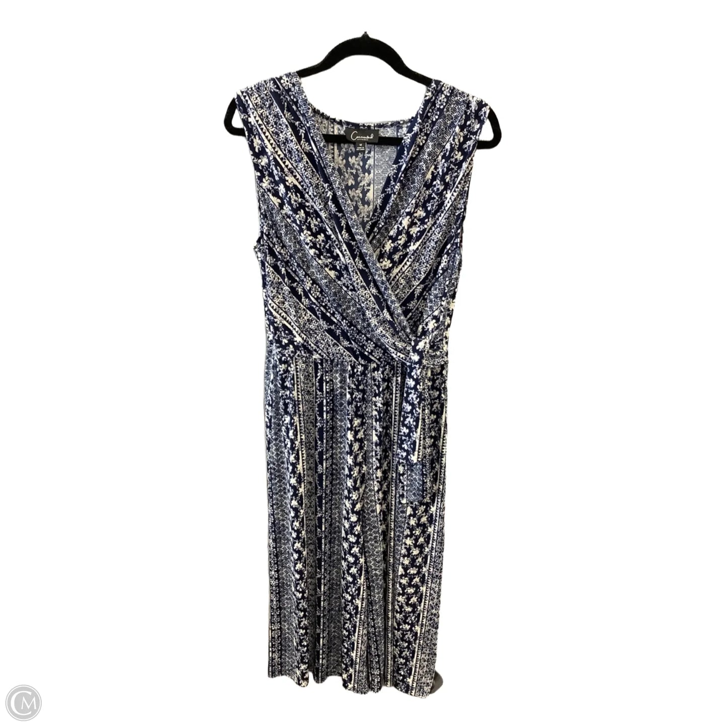 Dress Casual Maxi By Connected Apparel In Blue, Size: L
