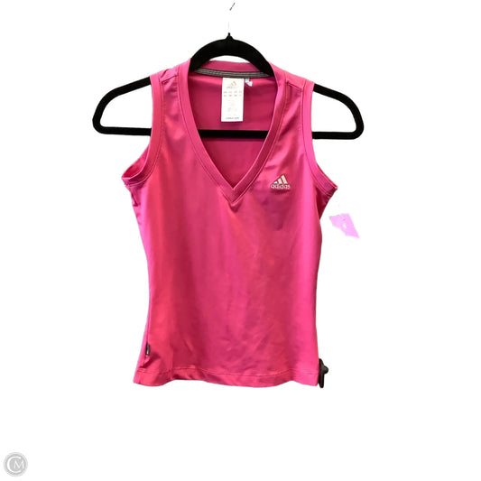 Athletic Tank Top By Adidas In Pink, Size: S