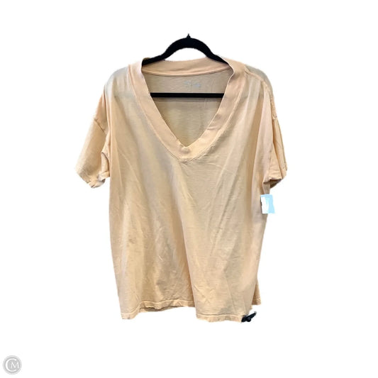 Top Short Sleeve By Aerie In Orange, Size: Xs