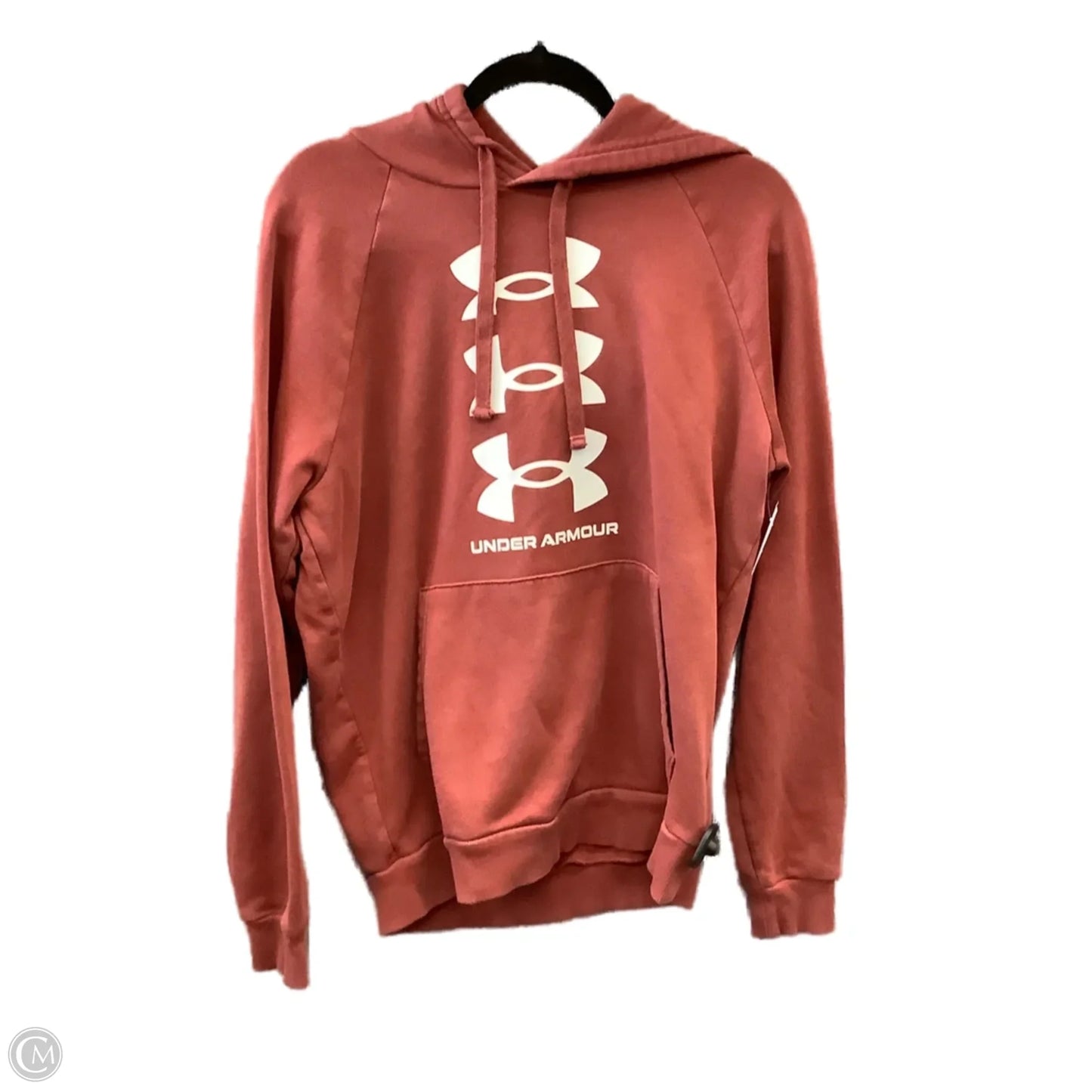 Athletic Sweatshirt Hoodie By Under Armour In Red, Size: S