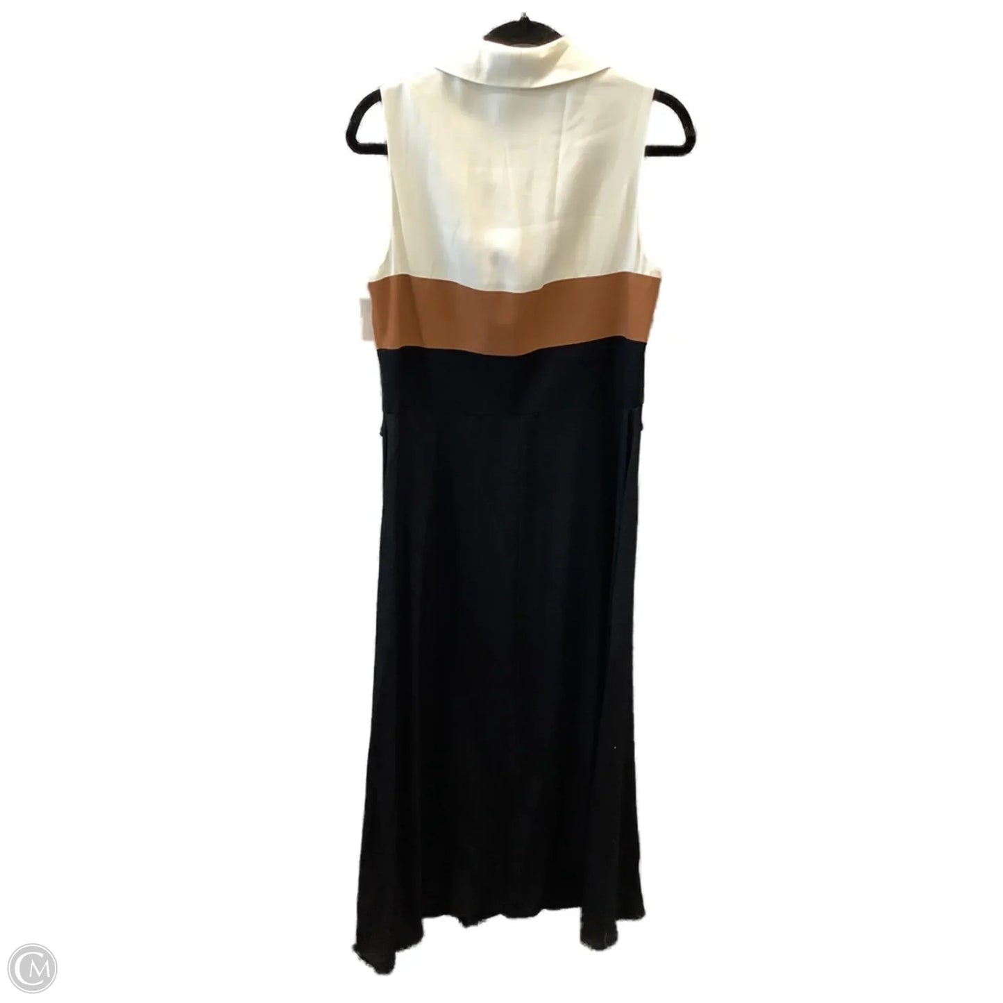 Dress Party Long By Julian Taylor In Black & Cream, Size: L
