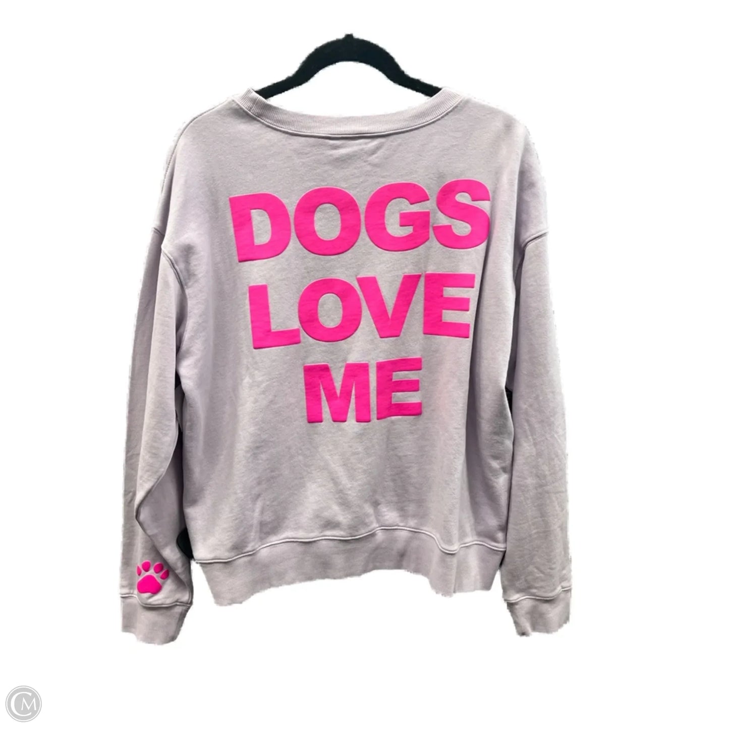 Sweatshirt Crewneck By Wildfox In Purple, Size: M