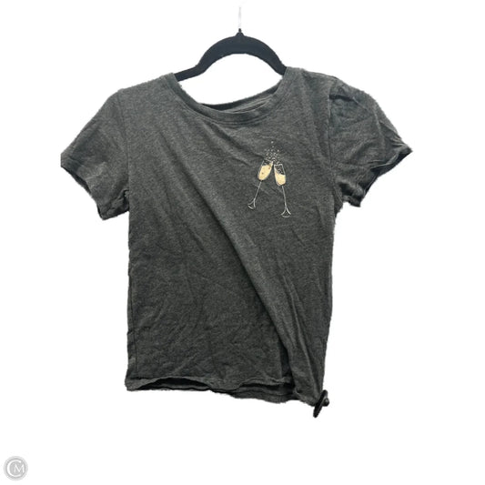 Top Short Sleeve By J. Crew In Grey, Size: Xs