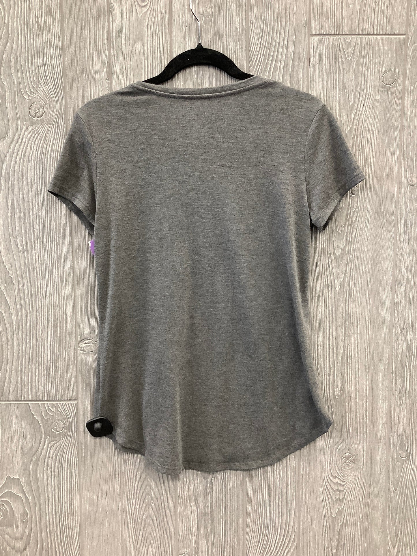 Top Short Sleeve By Apt 9 In Grey, Size: S