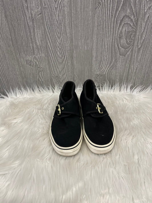 Shoes Flats By Vans In Black, Size: 8