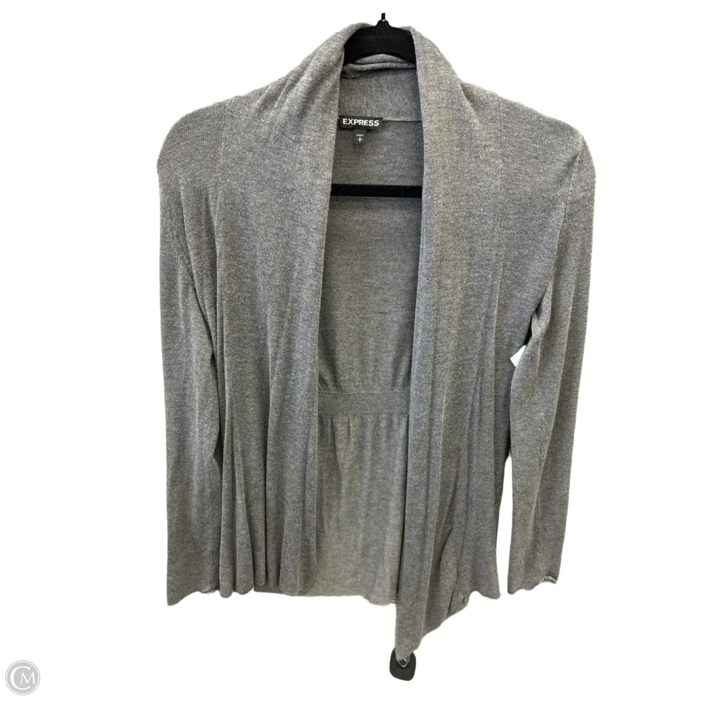 Cardigan By Express In Grey, Size: S