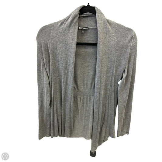 Cardigan By Express In Grey, Size: S