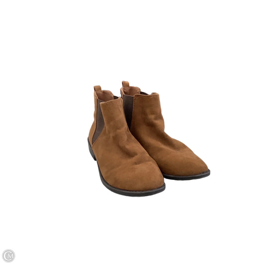 Boots Ankle Flats By City Streets In Brown, Size: 7