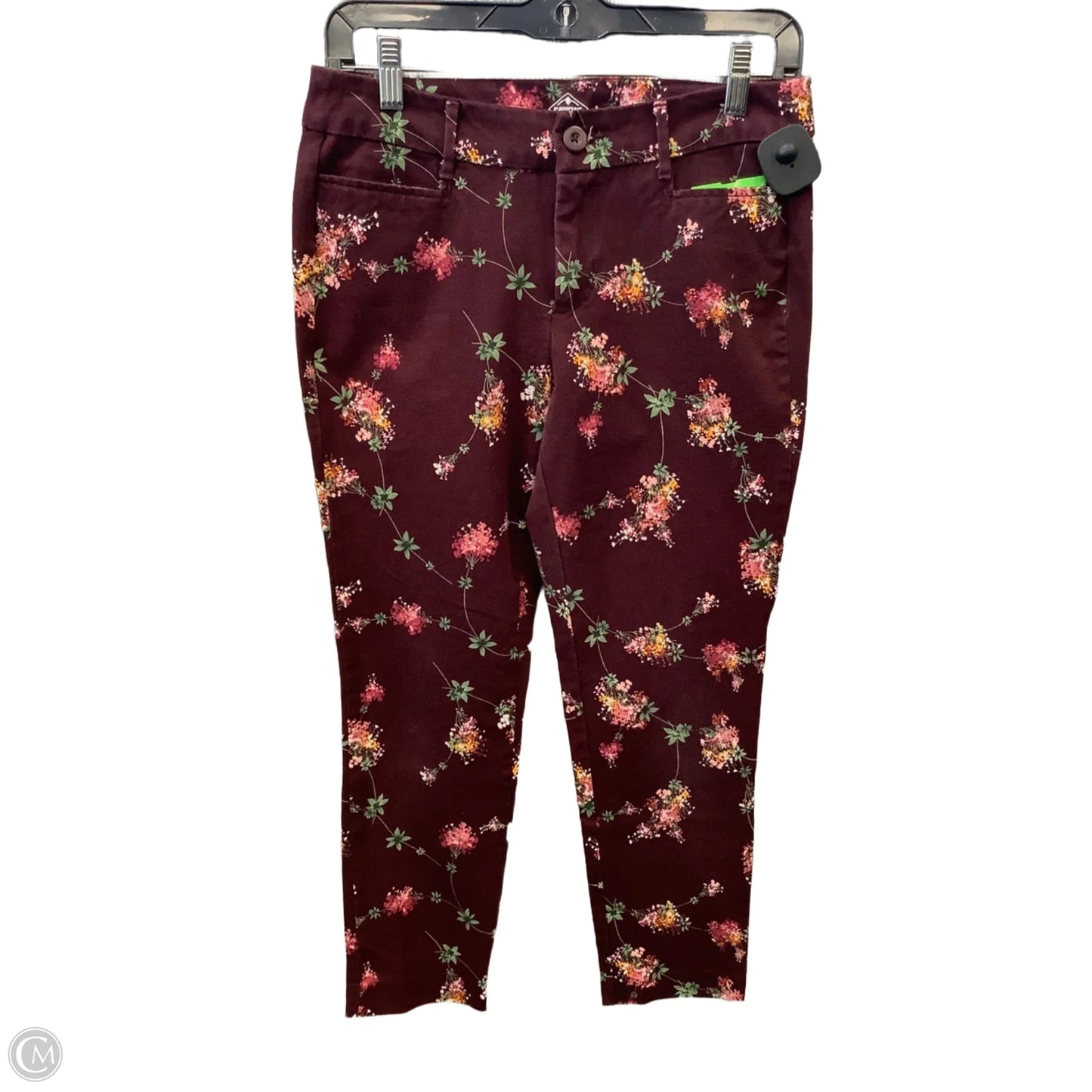 Jeans Straight By St Johns Bay In Purple, Size: 4