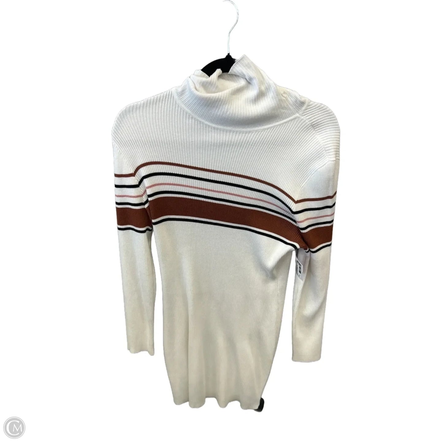 Dress Casual Midi By Arizona In White, Size: Xxl