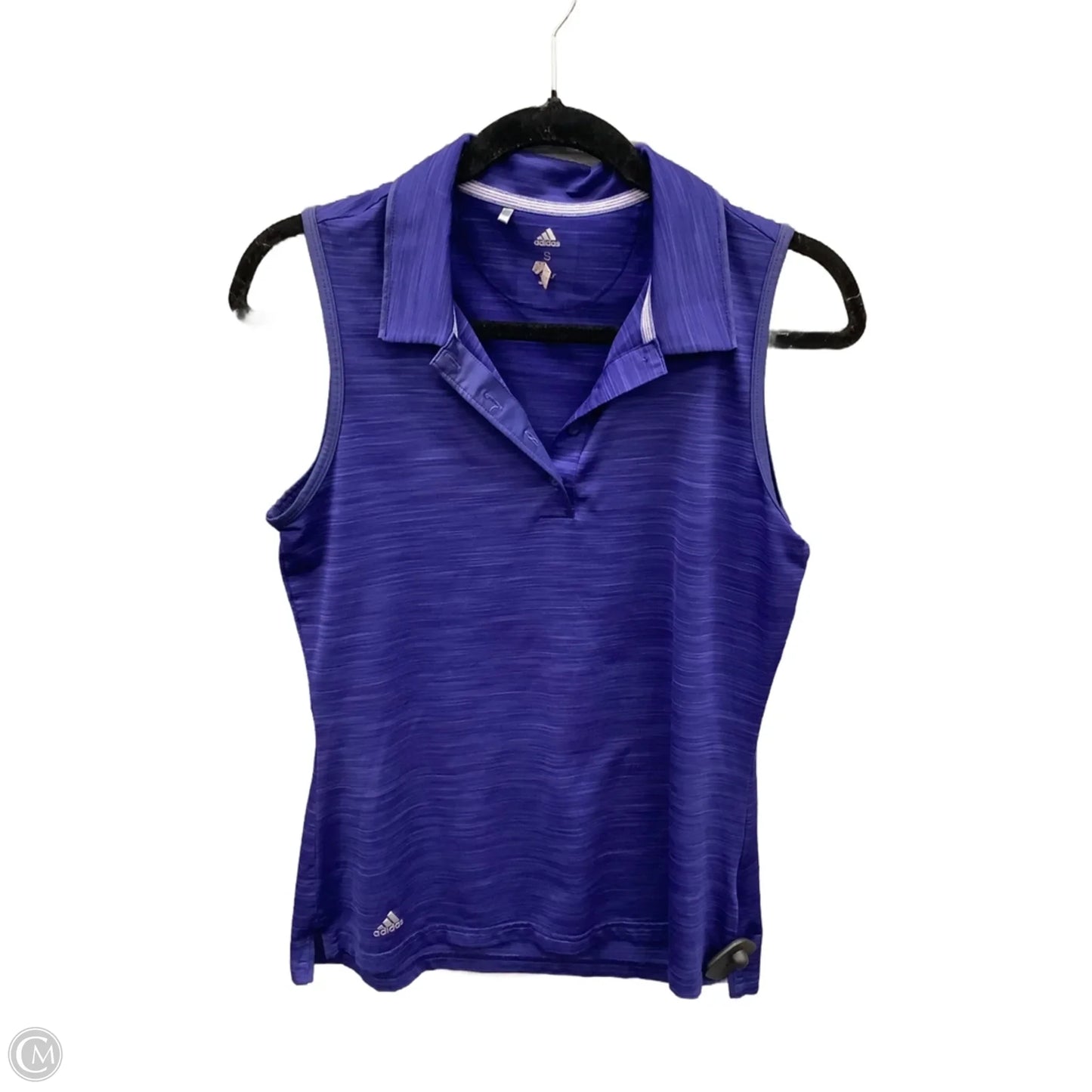 Athletic Tank Top By Adidas In Blue, Size: S