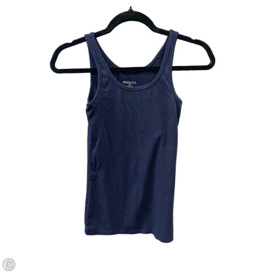 Top Sleeveless Basic By Merona In Blue, Size: S