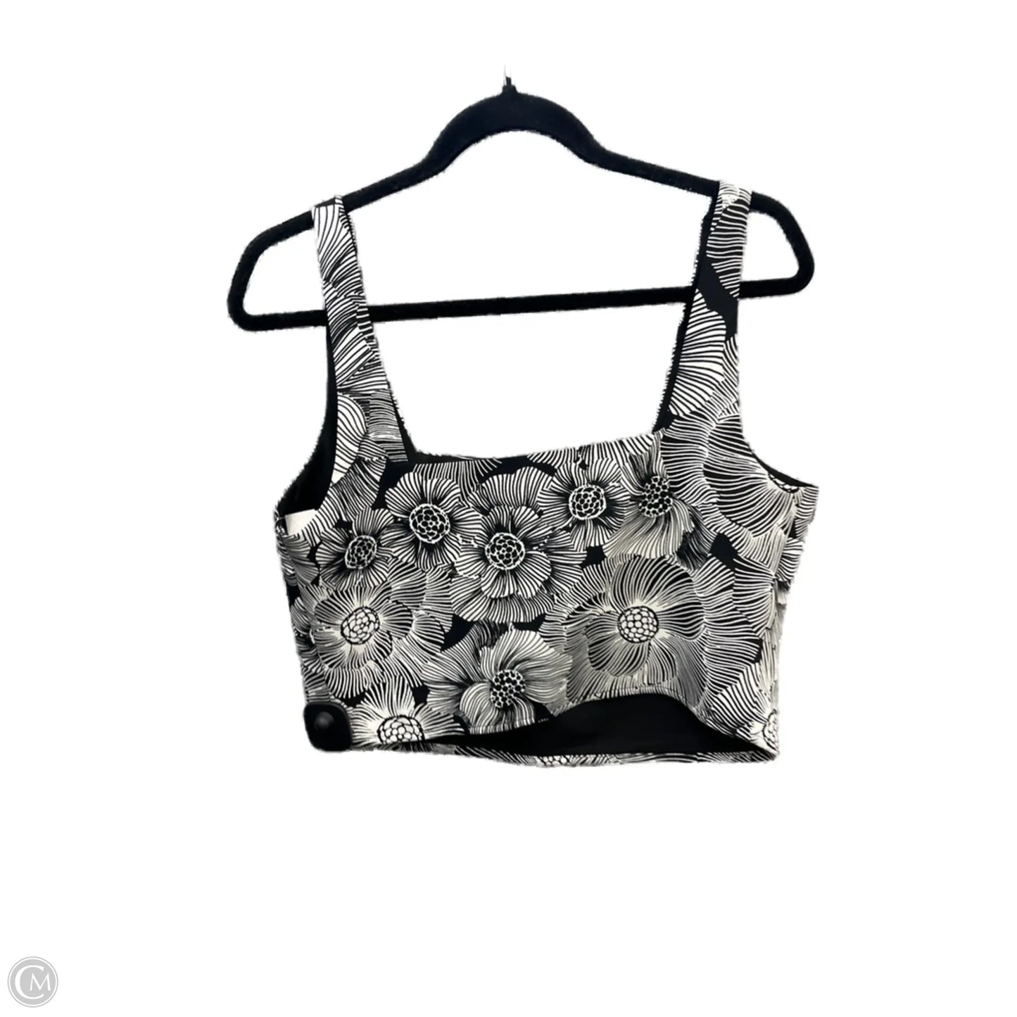Top Sleeveless By Express In Black & White, Size: M