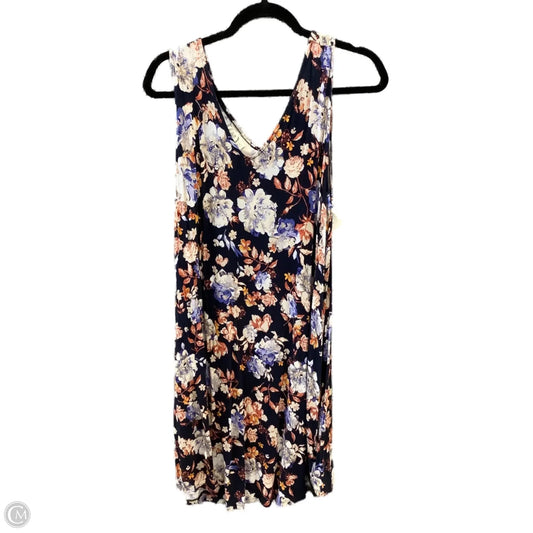 Dress Casual Midi By Maurices In Blue, Size: L