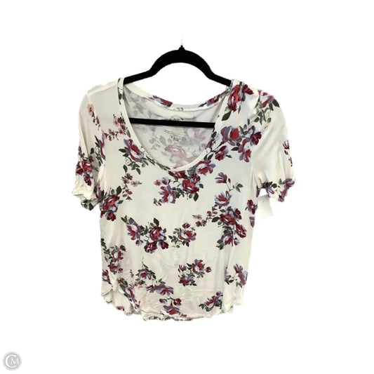 Top Short Sleeve By Maurices In White, Size: M