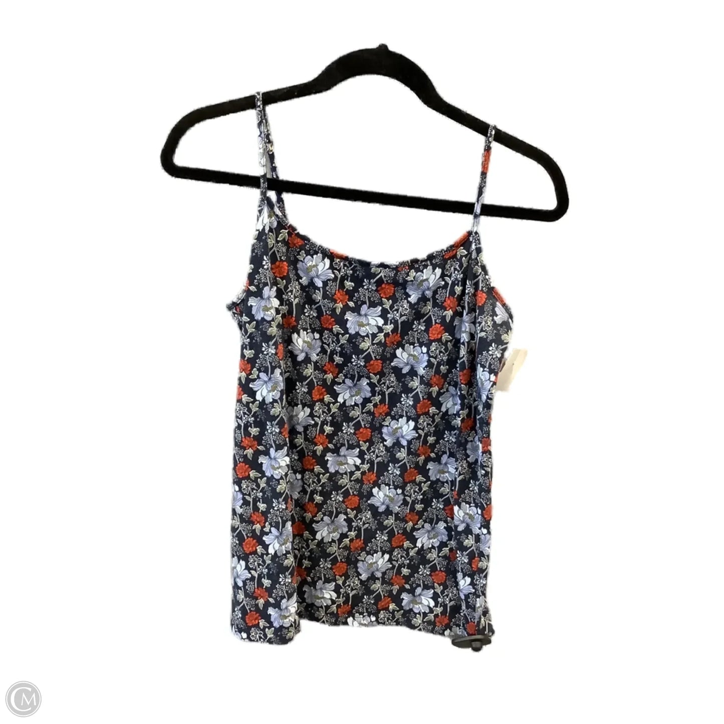 Top Sleeveless By Loft In Blue, Size: L