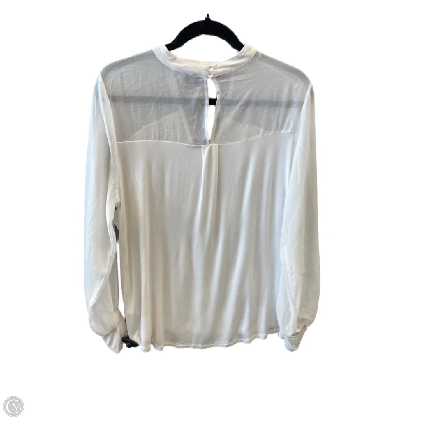 Top Long Sleeve By Maurices In White, Size: L