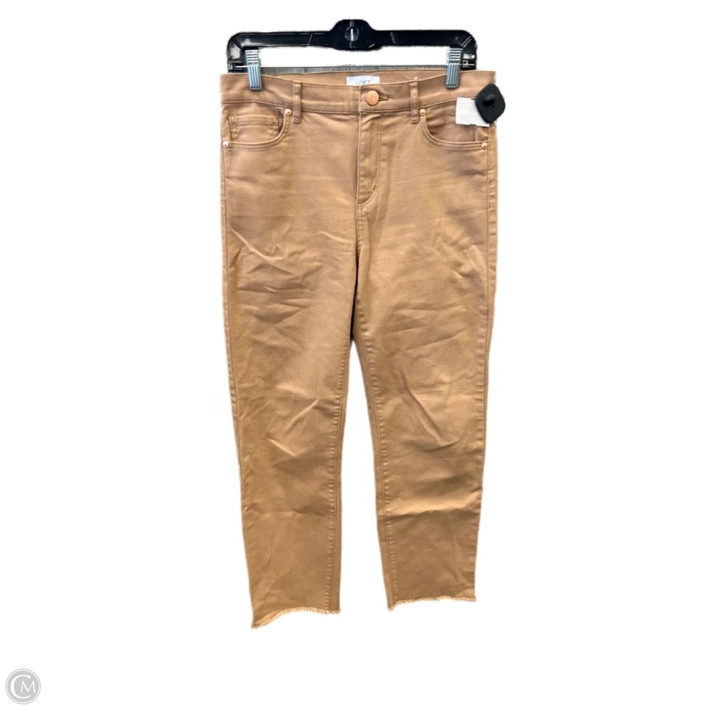 Jeans Straight By Loft In Brown, Size: 4