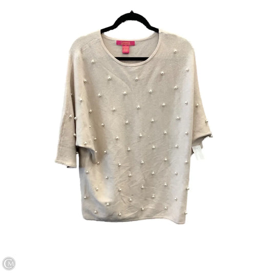 Sweater By Catherine Malandrino In Beige, Size: M