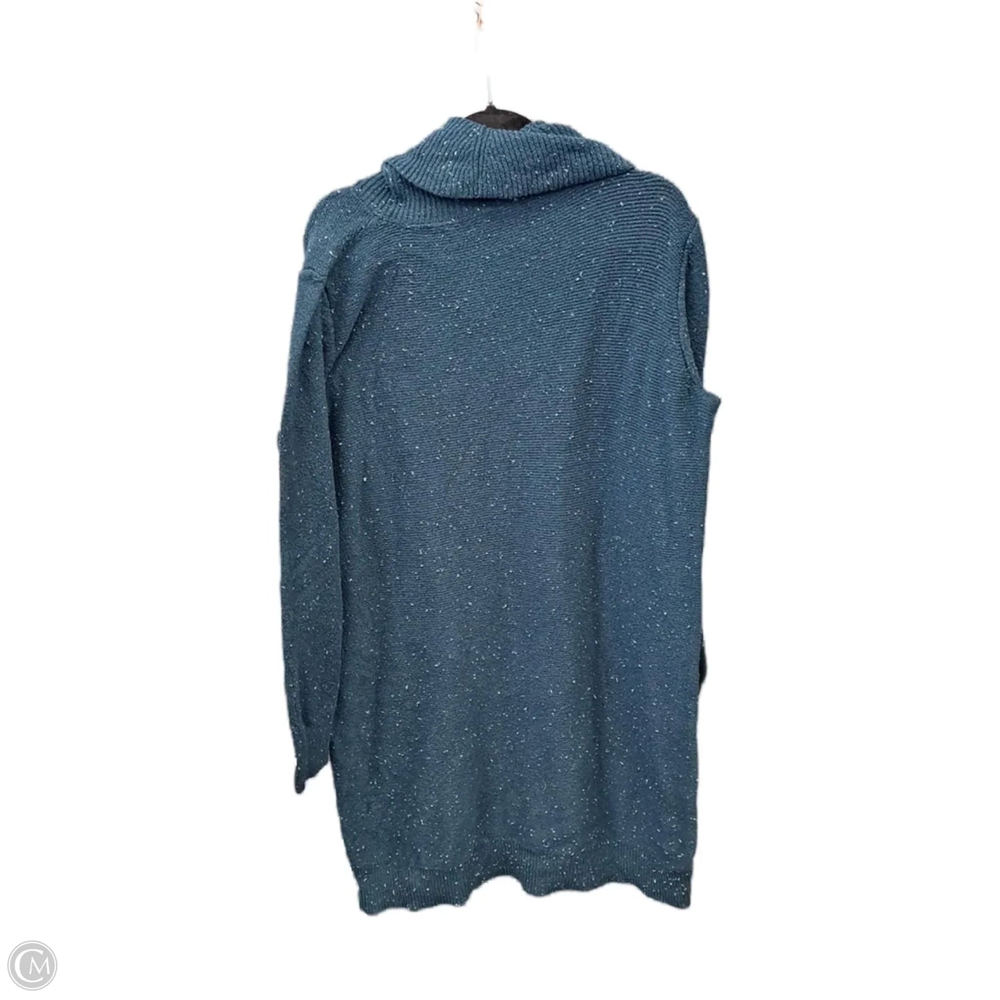 Dress Casual Midi By Time And Tru In Blue, Size: Xxl