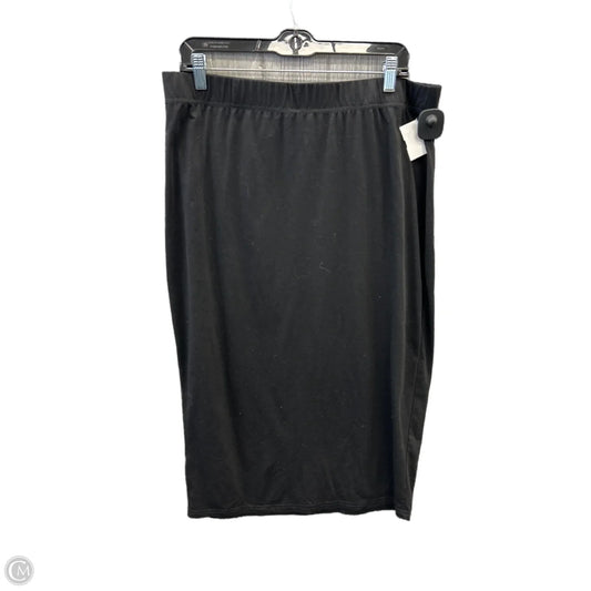 Skirt Midi By Shein In Black, Size: 20