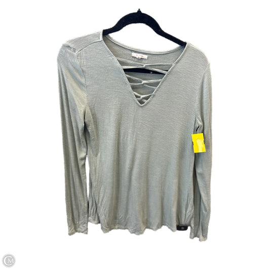Top Long Sleeve By Maurices In Green, Size: Xs
