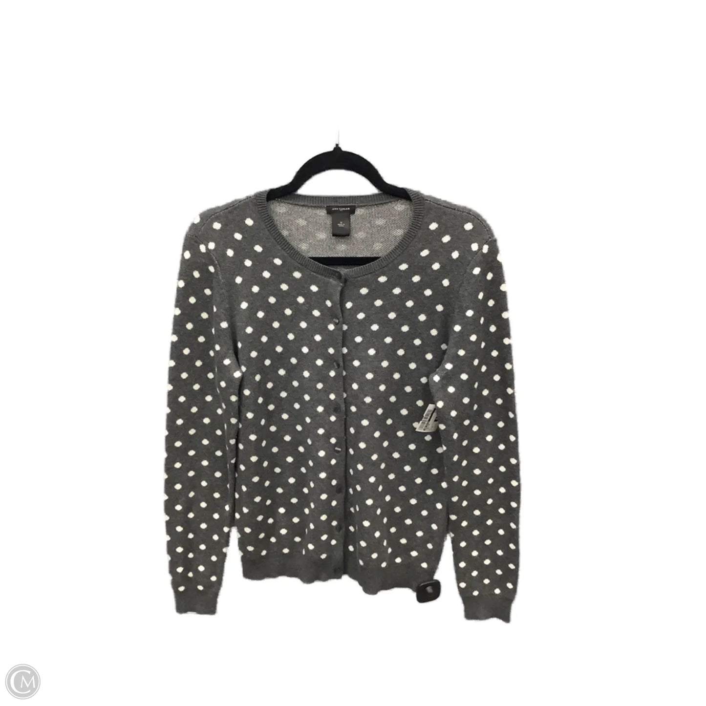 Cardigan By Ann Taylor In Grey, Size: M