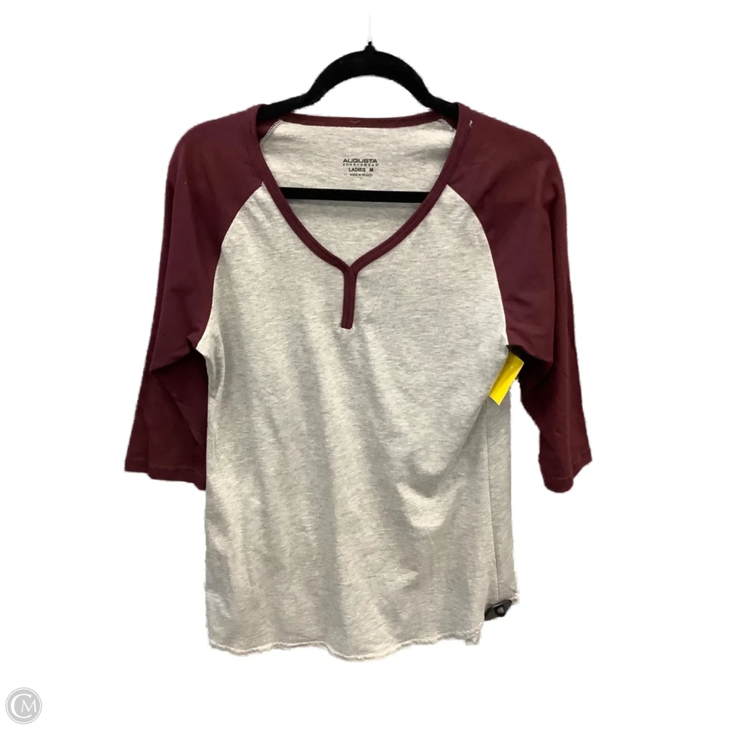 Top Long Sleeve By Clothes Mentor In Grey, Size: M