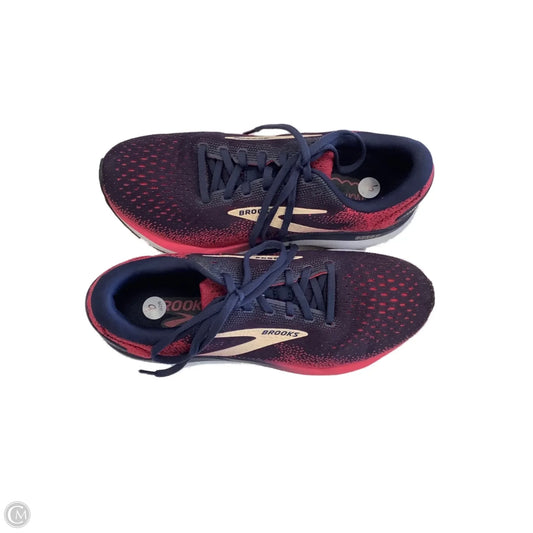 Shoes Athletic By Brooks In Blue & Red, Size: 9