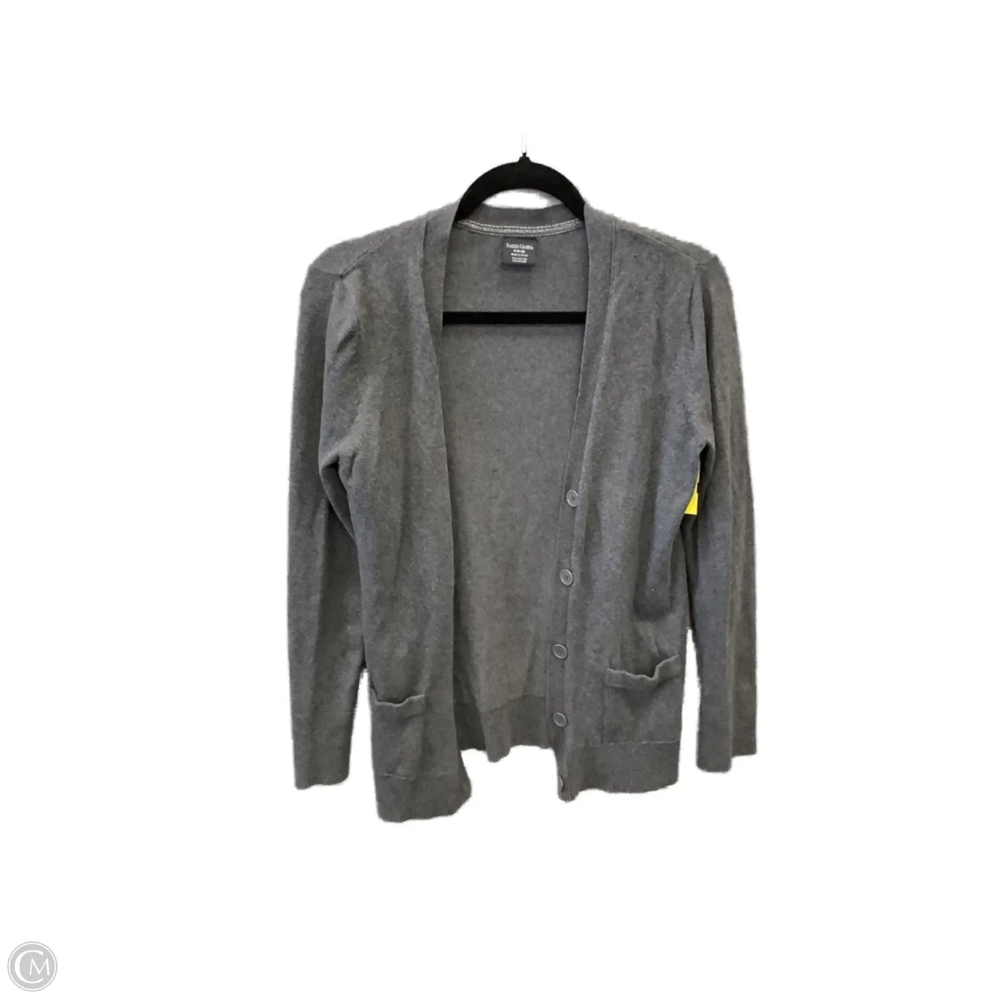 Cardigan By Faded Glory In Grey, Size: M