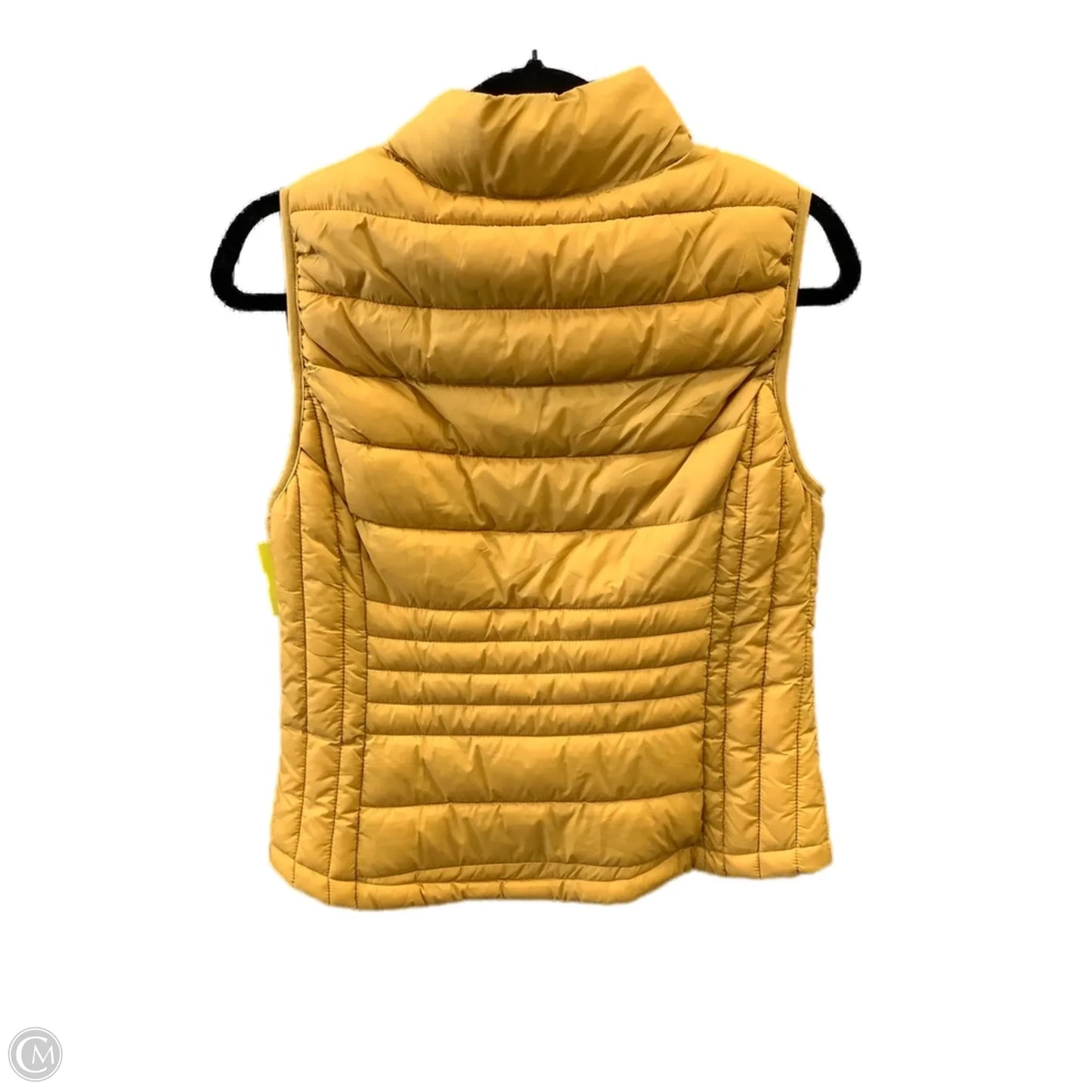 Vest Puffer & Quilted By Love Tree In Yellow, Size: L