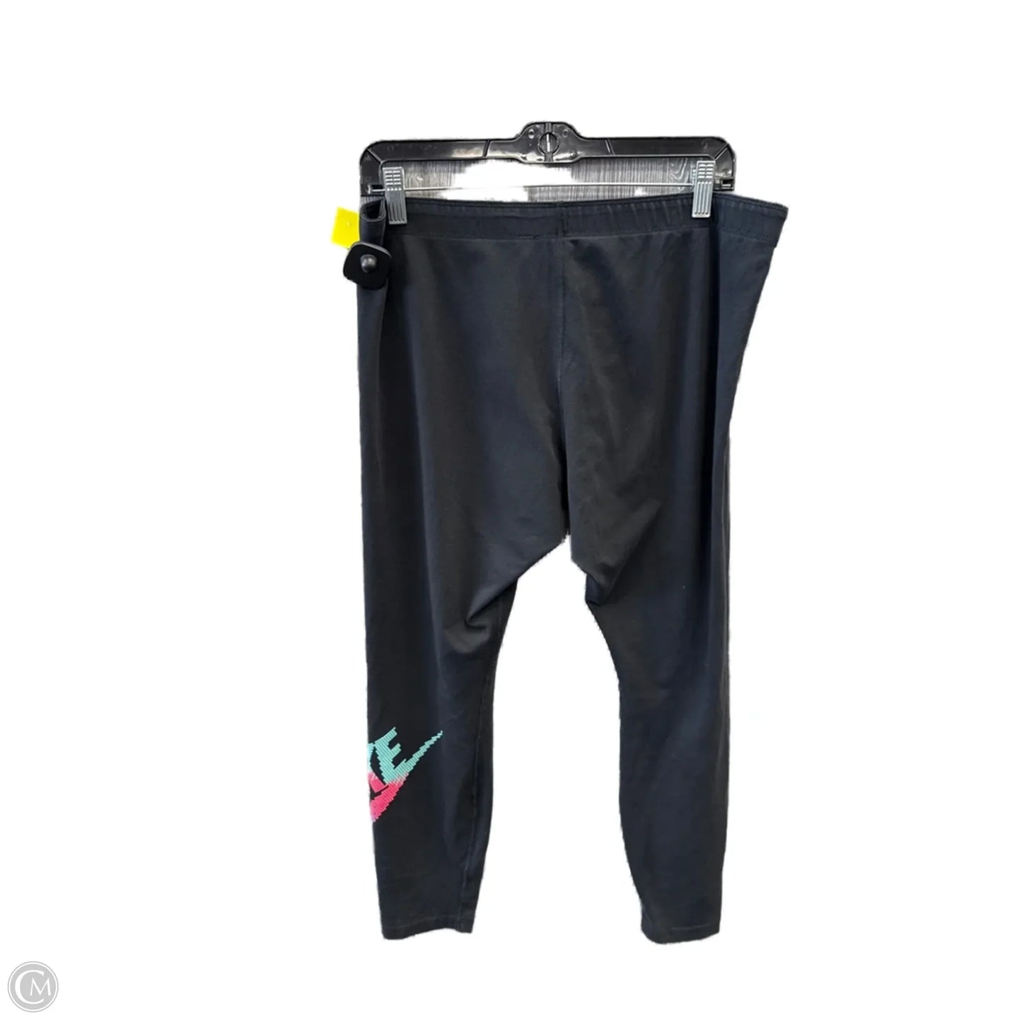 Athletic Leggings By Nike Apparel In Black, Size: Xl